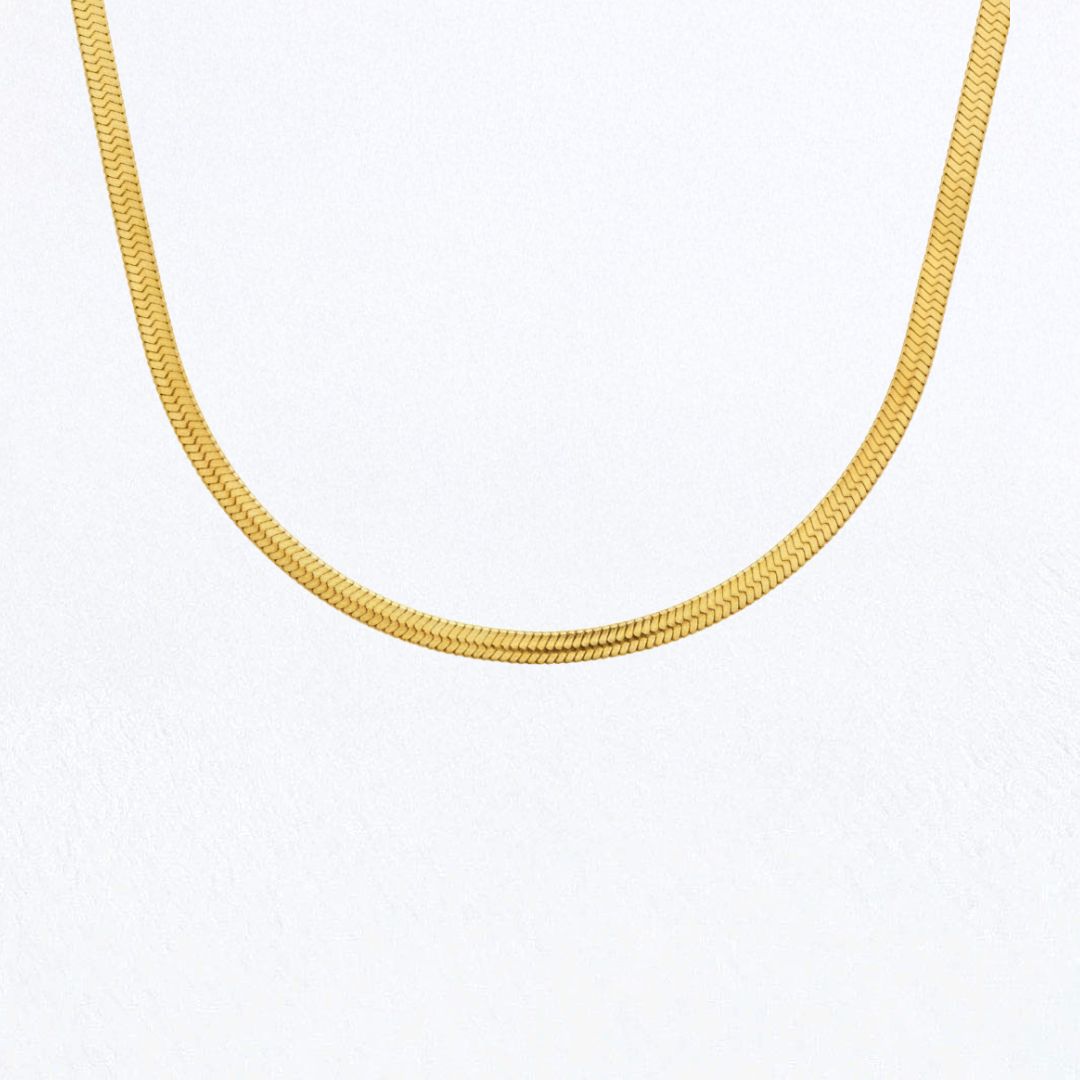 Collier cobra acier inoxydable or Bellaime 6