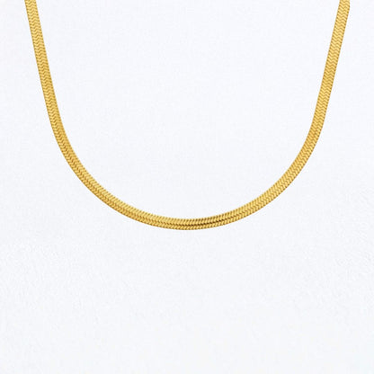 Collier cobra acier inoxydable or Bellaime 6