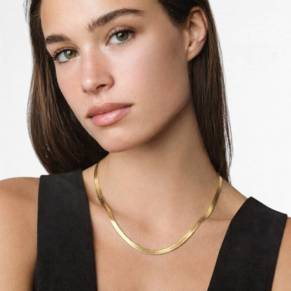 Collier cobra acier inoxydable or Bellaime 2