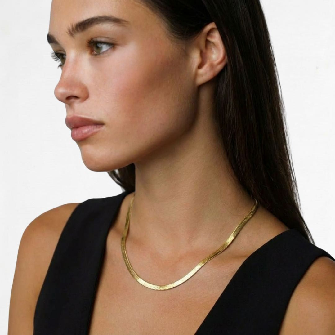 Collier cobra acier inoxydable or Bellaime 4