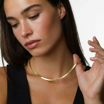 Collier cobra acier inoxydable or Bellaime 5