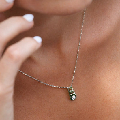 Collier argent 925 zirconium Unchained Bellaime 2