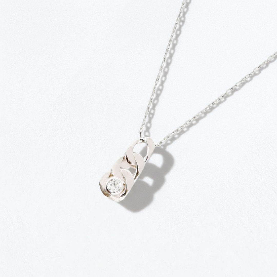 Collier argent 925 zirconium Unchained Bellaime 3