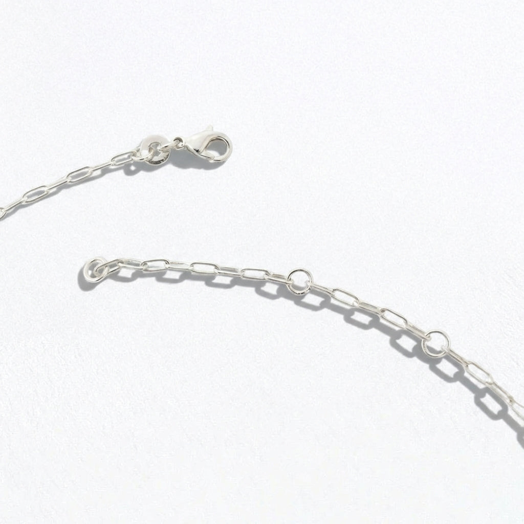 Collier cadenas argent 925 zirconium The Secret Bellaime 4