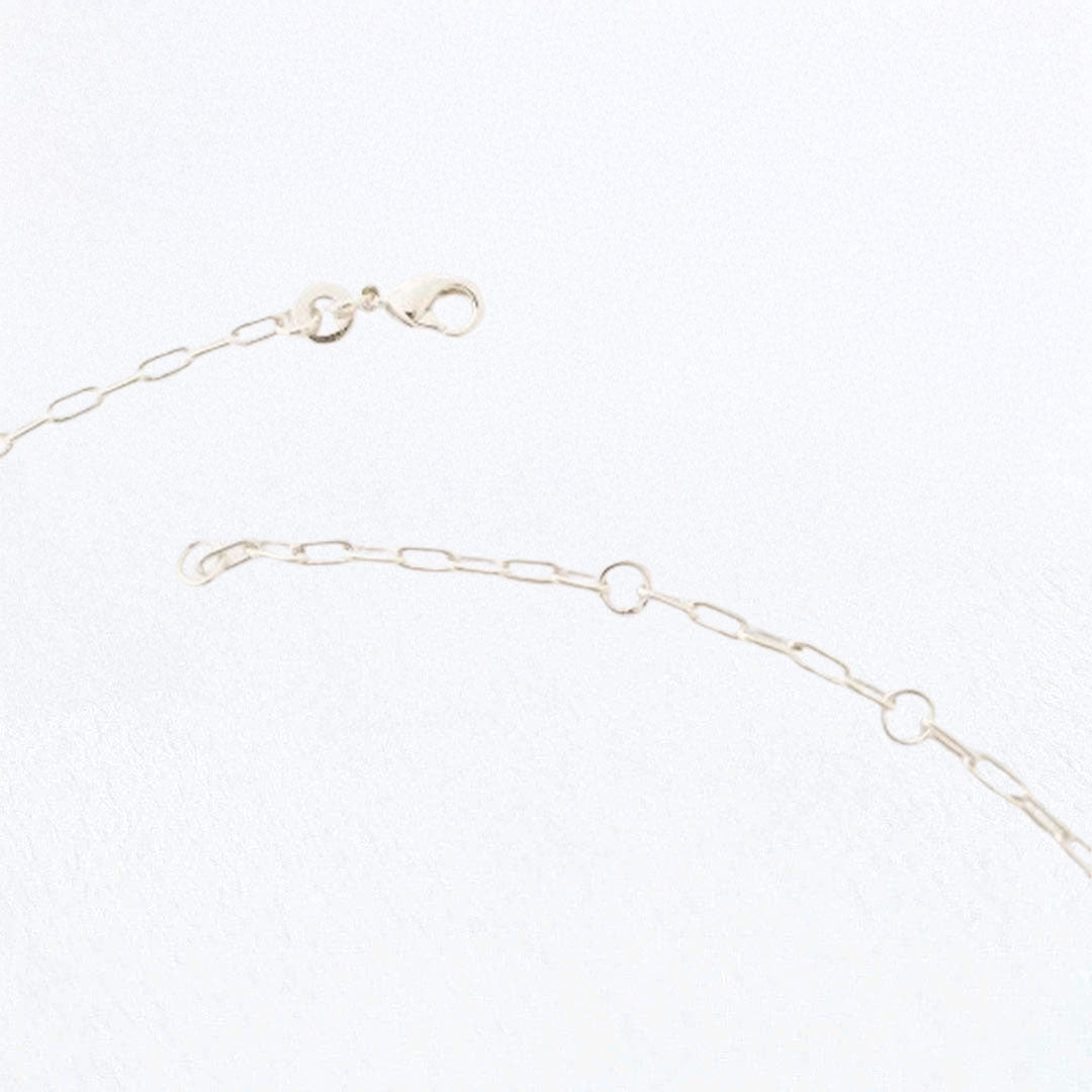 Collier cadenas argent 925 zirconium The Secret Bellaime 4