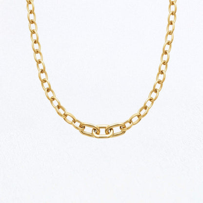 Collier chaine acier inoxydable Denise Bellaime