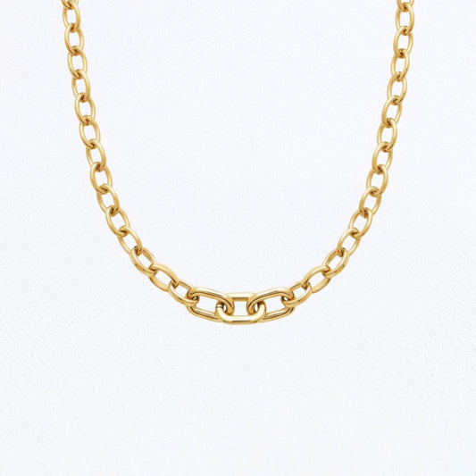 Collier chaine acier inoxydable Denise Bellaime