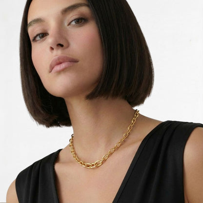 Collier chaine acier inoxydable Denise Bellaime 2