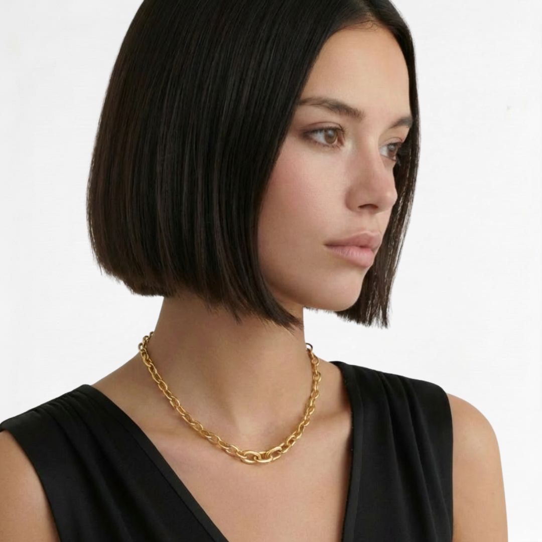 Collier chaine acier inoxydable Denise Bellaime 4