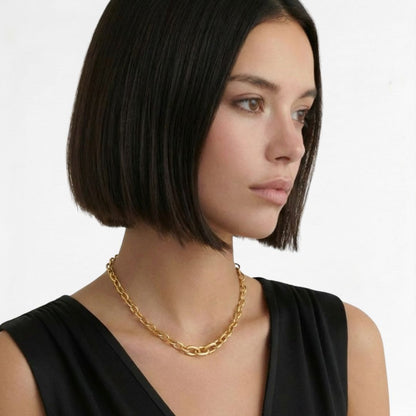 Collier chaine acier inoxydable Denise Bellaime 4