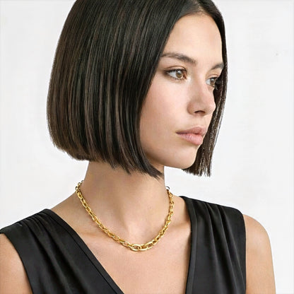 Collier chaine acier inoxydable Denise Bellaime 4