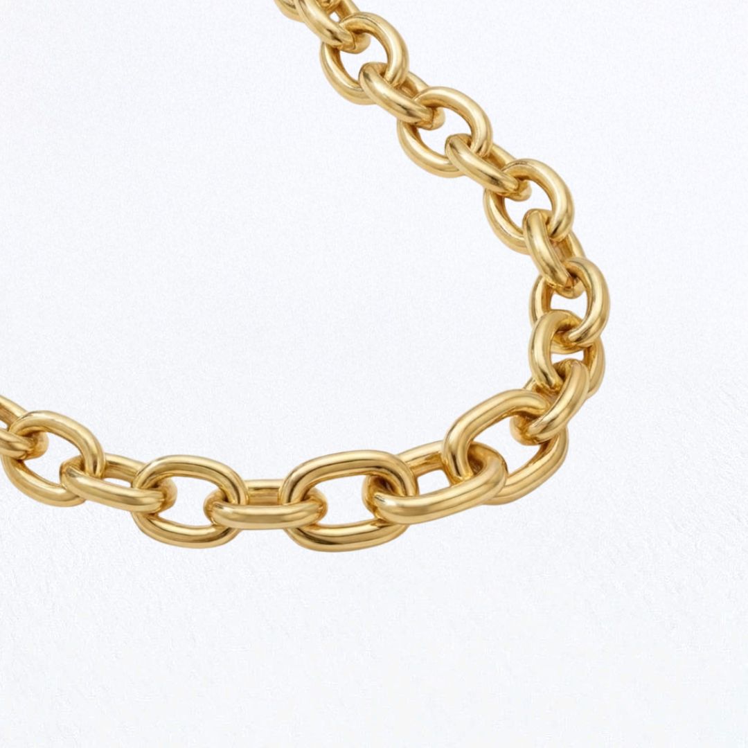 Collier chaine acier inoxydable Denise Bellaime 6