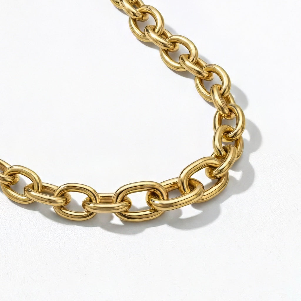 Collier chaine acier inoxydable Denise Bellaime 6