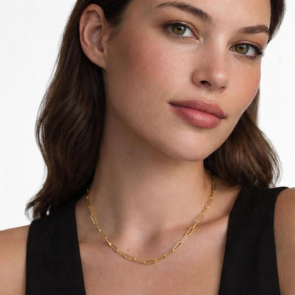 Collier chaine plaqué or 18K Gaelle Bellaime 2