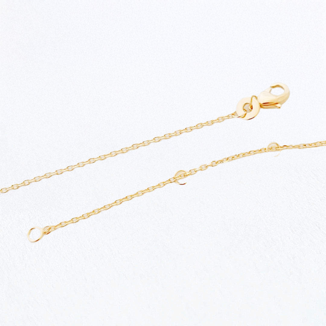 Collier cœur plaqué or 18K Deep Love Bellaime 3