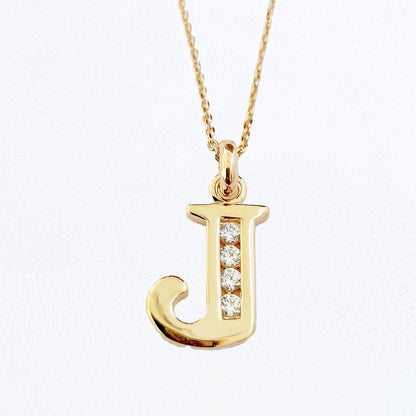 Collier Lettre R - Basic & Perfect - Plaqué Or 18K Zirconium