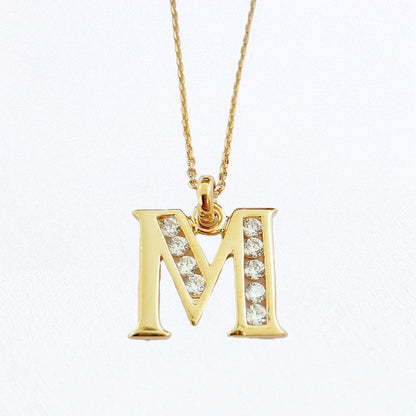 Collier Lettre L - Basic & Perfect - Plaqué Or 18K Zirconium