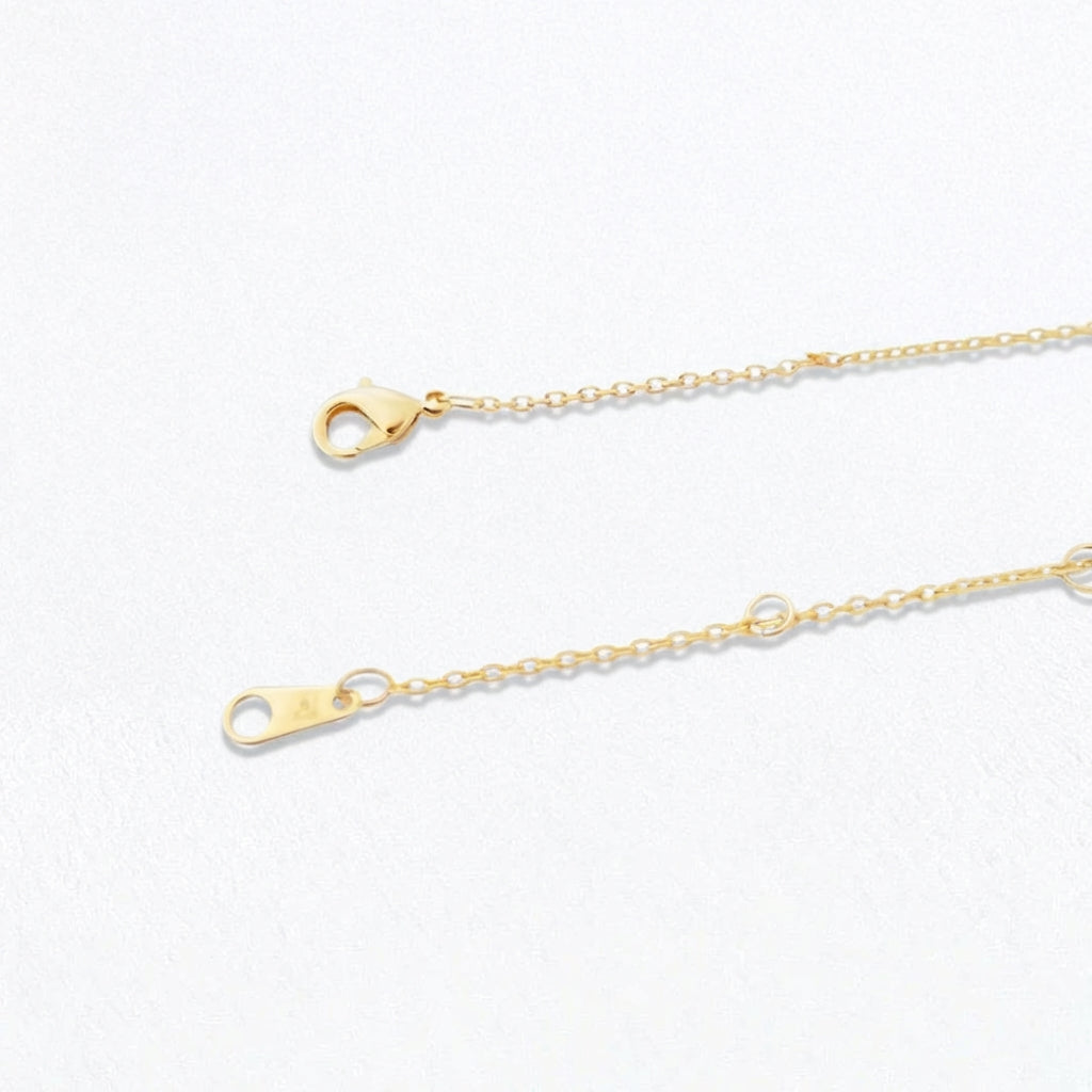 Collier Larmes de Joie - Plaqué Or 18K et Zirconium