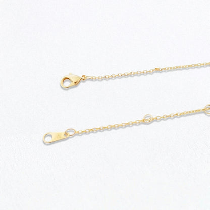 Collier Larmes de Joie - Plaqué Or 18K et Zirconium