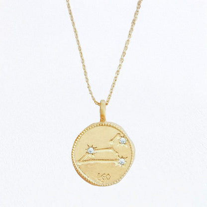 Collier Taureau - Signe Astro - Constellation - Plaqué Or 18K Zirconium