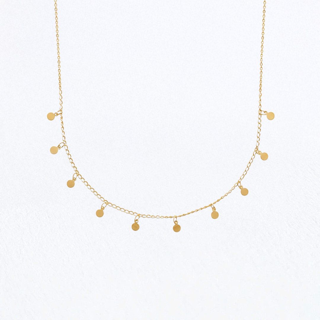 Collier pampilles plaqué or 18K Livy Bellaime