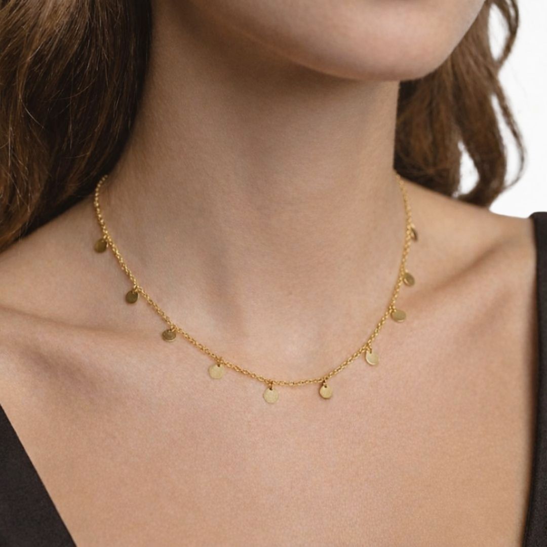 Collier pampilles plaqué or 18K Livy Bellaime 2