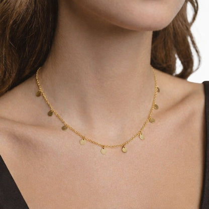 Collier pampilles plaqué or 18K Livy Bellaime 2