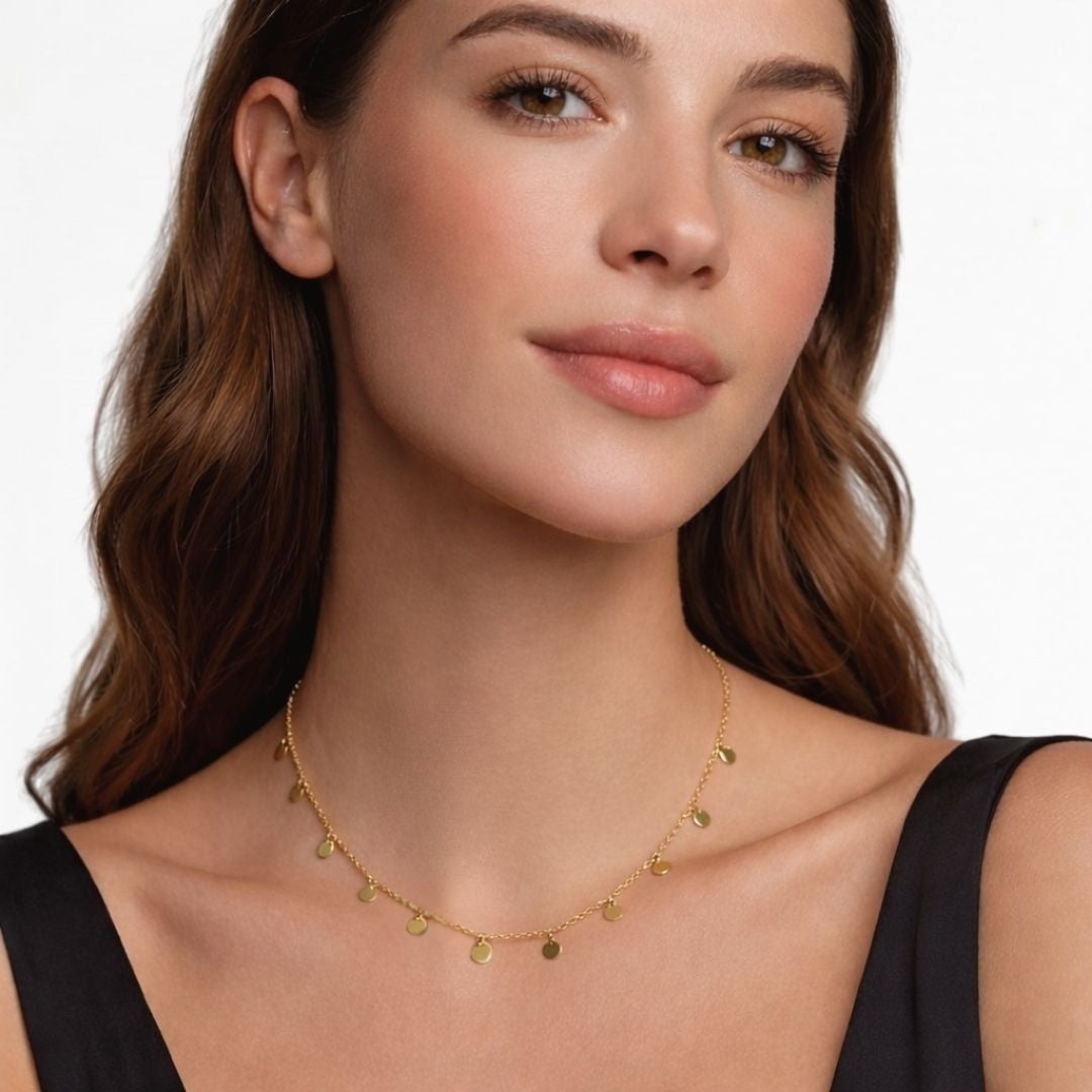 Collier pampilles plaqué or 18K Livy Bellaime 3