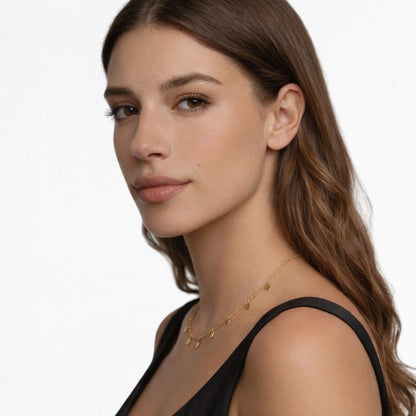 Collier pampilles plaqué or 18K Livy Bellaime 4