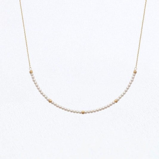 Collier Perle Plaqué Or 18K Alizée Bellaime