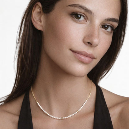 Collier Perle Plaqué Or 18K Alizée Bellaime 2