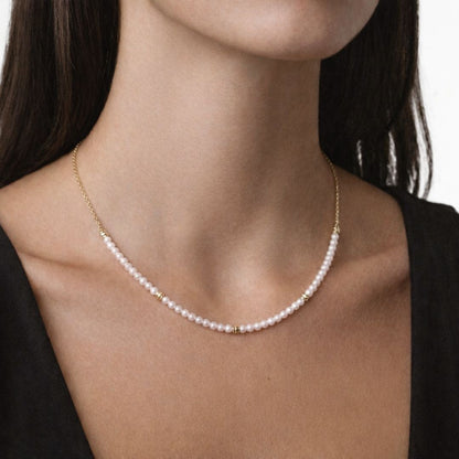 Collier Perle Plaqué Or 18K Alizée Bellaime 3