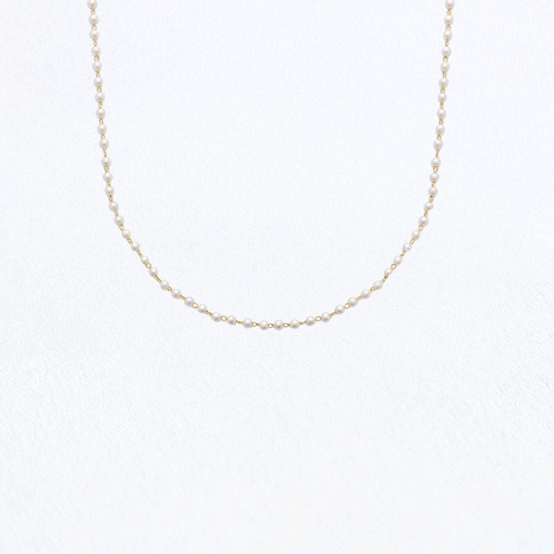 Collier Perle Plaqué Or 18K Estelle Bellaime