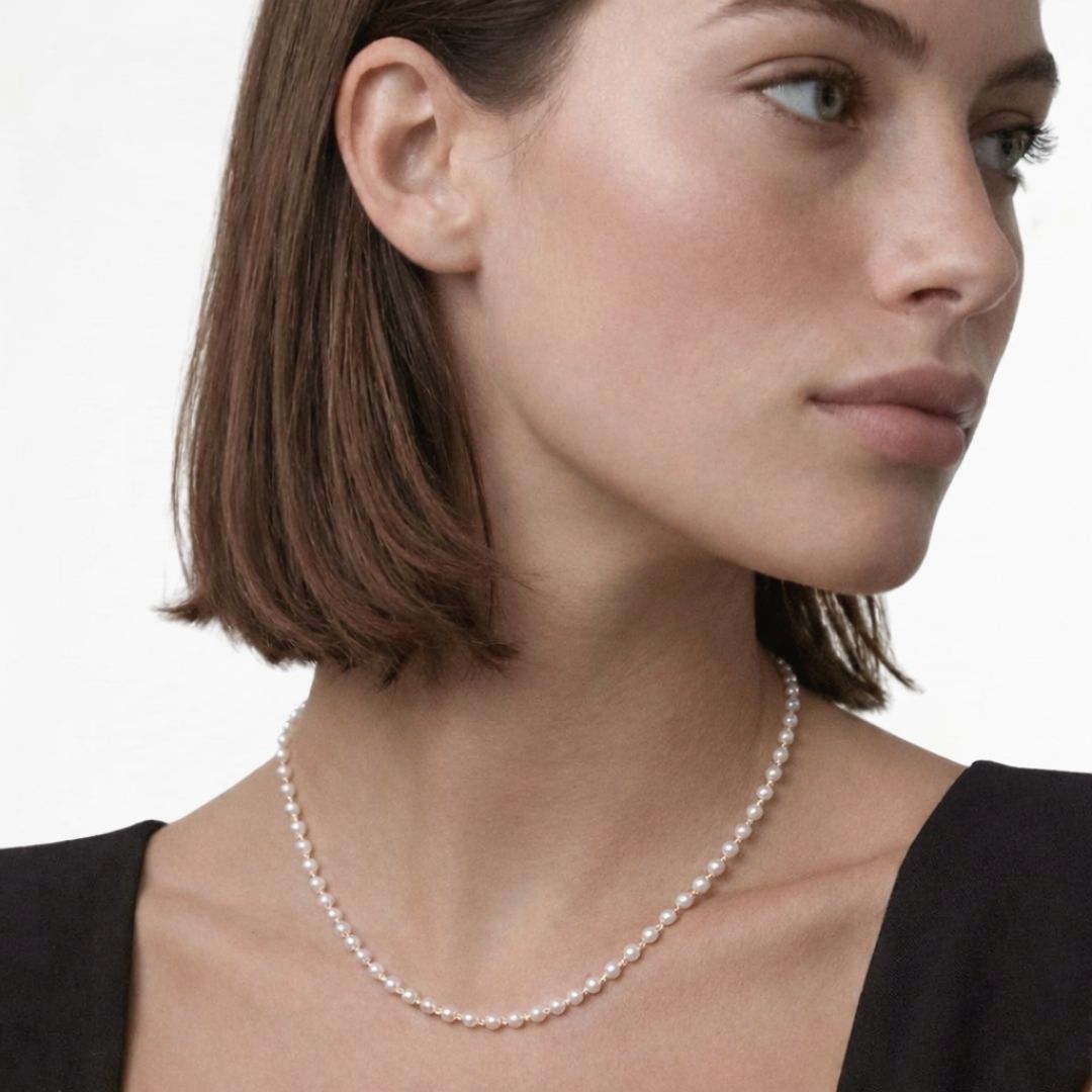 Collier Perle Plaqué Or 18K Estelle Bellaime 4