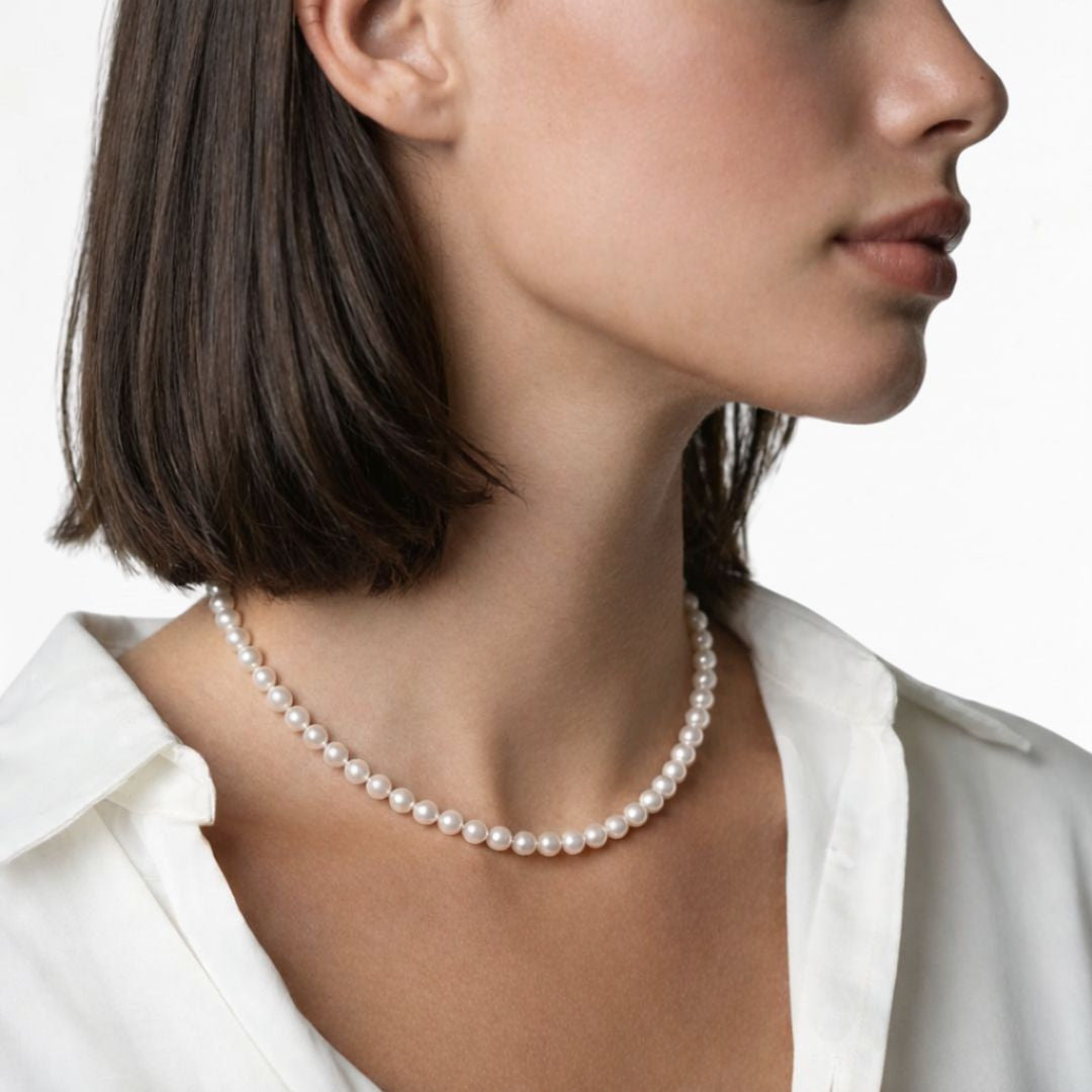 Collier perle plaqué or 18K Marie Bellaime 3