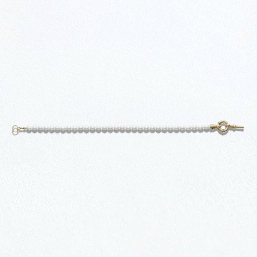 Collier perle plaqué or 18K Marie Bellaime 7