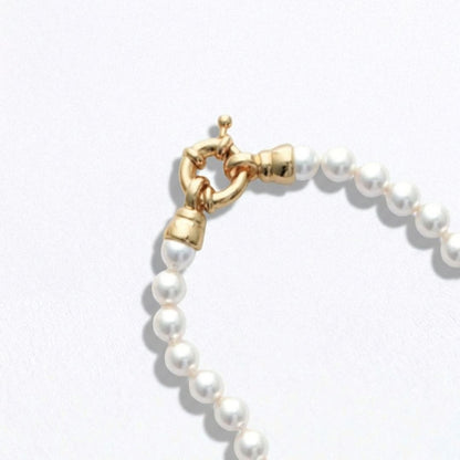 Collier perle plaqué or 18K Marie Bellaime 6