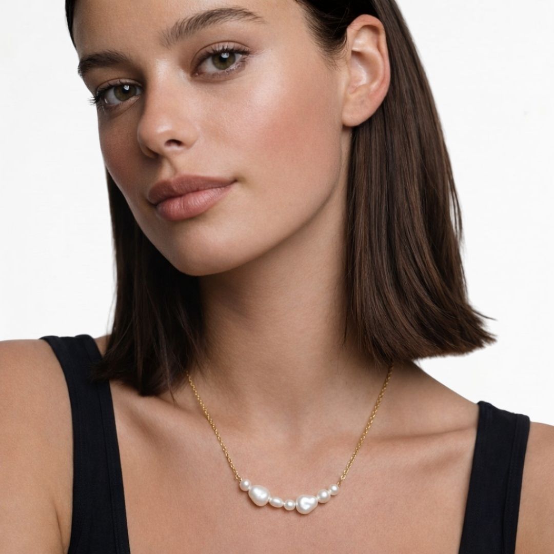 Collier perle plaqué or 18K Marion Bellaime 2