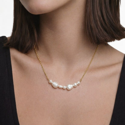 Collier perle plaqué or 18K Marion Bellaime 3