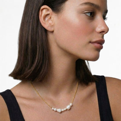 Collier perle plaqué or 18K Marion Bellaime 4