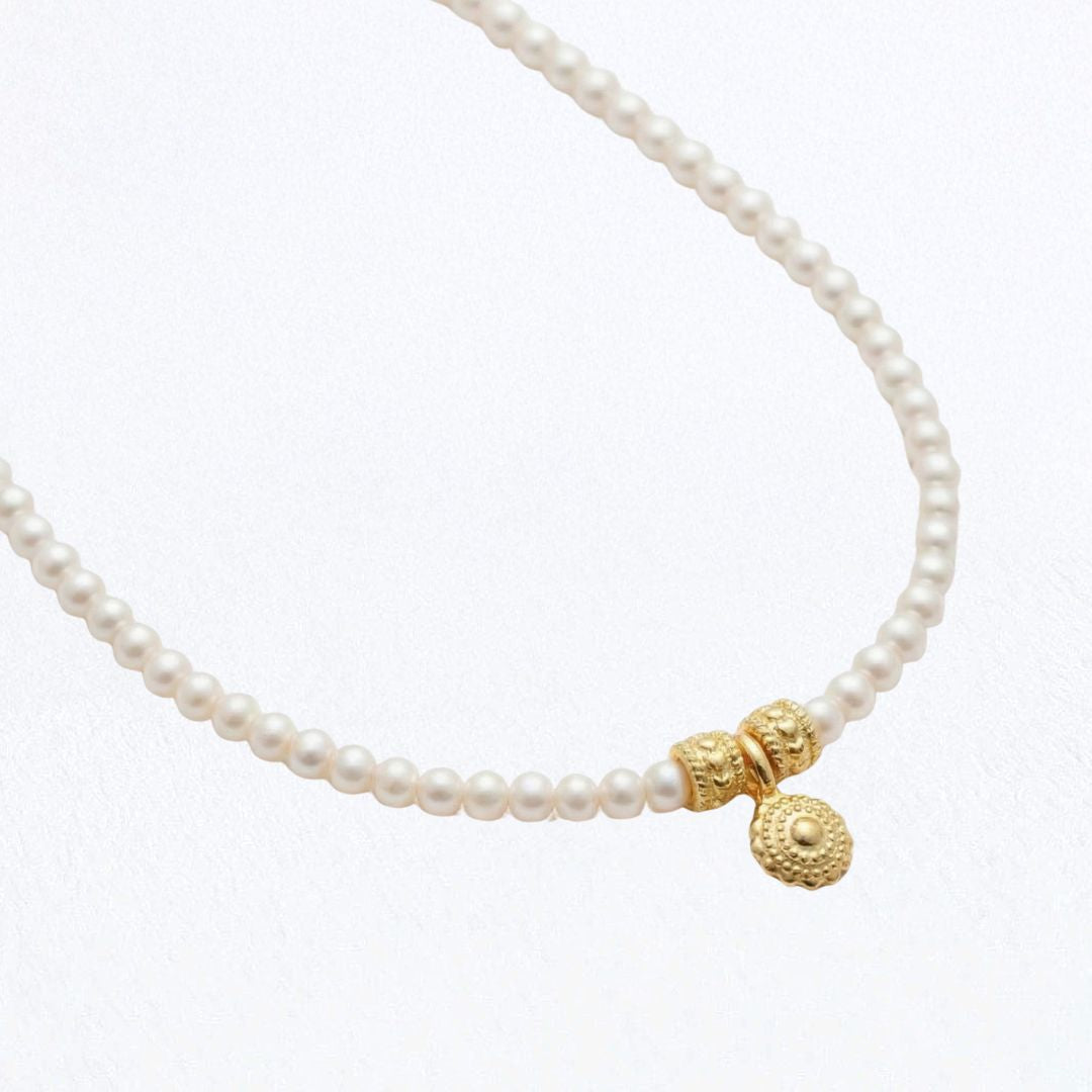 Collier perle plaqué or 18K Octavie Bellaime