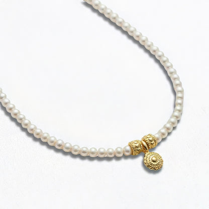 Collier perle plaqué or 18K Octavie Bellaime