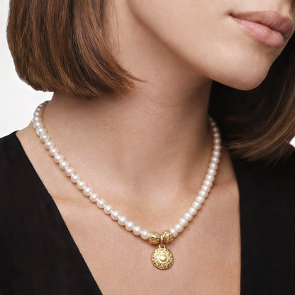 Collier perle plaqué or 18K Octavie Bellaime 3