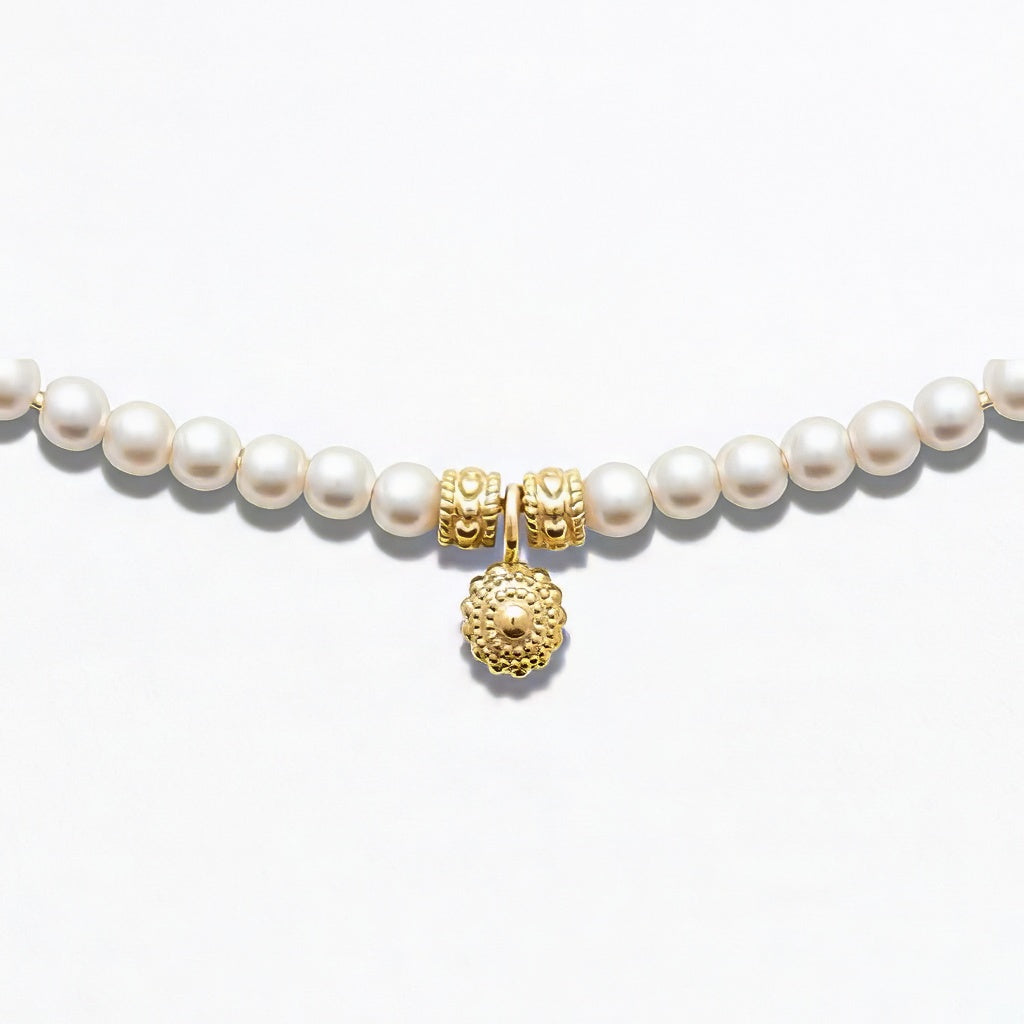 Collier perle plaqué or 18K Octavie Bellaime 6