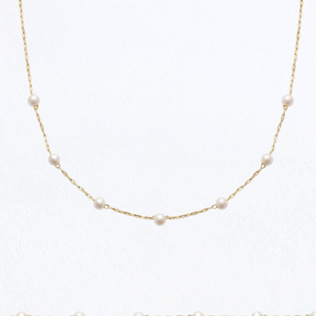 Collier Perle Plaqué Or 18K Ophelie Bellaime