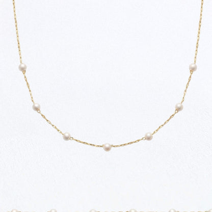 Collier Perle Plaqué Or 18K Ophelie Bellaime