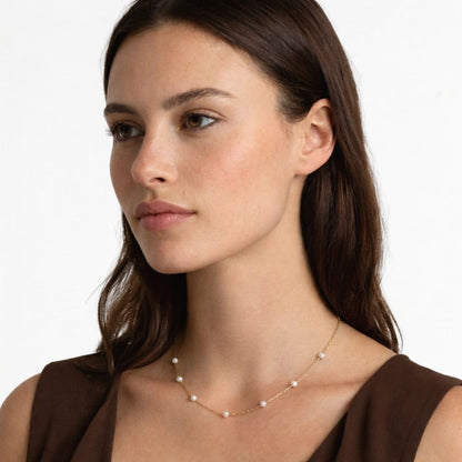 Collier Perle Plaqué Or 18K Ophelie Bellaime 4