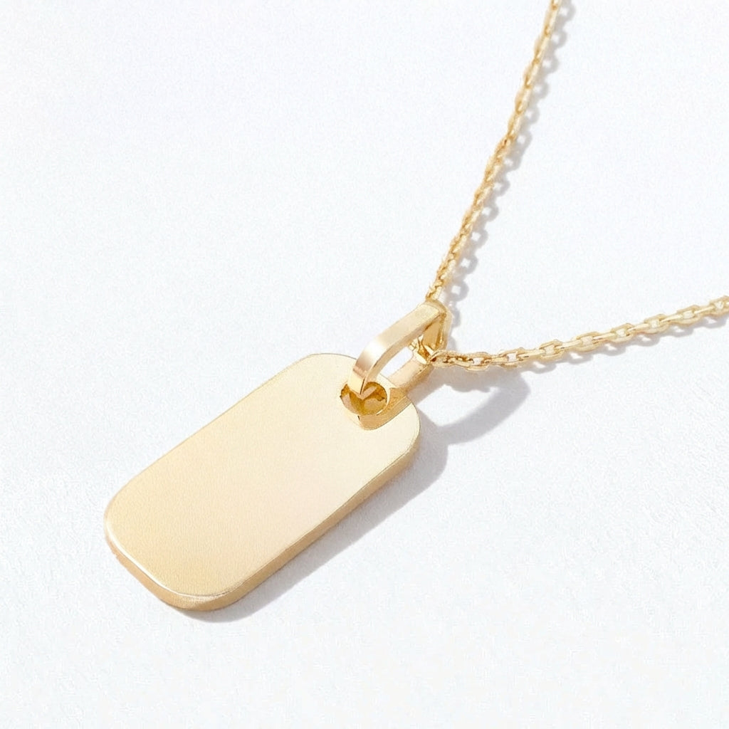 Collier pendentif femme plaqué or 18K Rock My Soul Bellaime