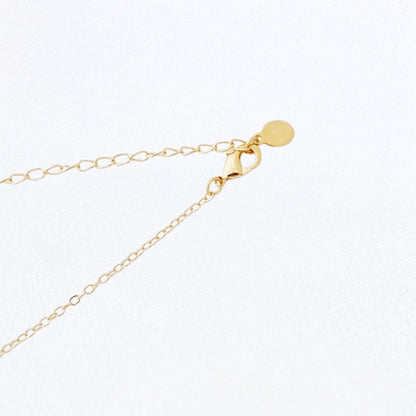 Collier multicolore plaqué or 18K zirconium Rainbow Loop Bellaime 5