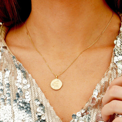 Collier Poisson - Signe Astro - Constellation - Plaqué Or 18K Zirconium